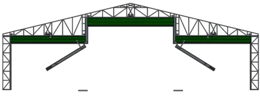 Mullion Hangar Door Drawing