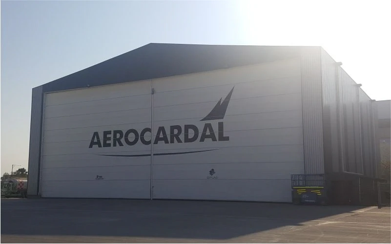 Aircraft Hangar Door | Mullion System Closed