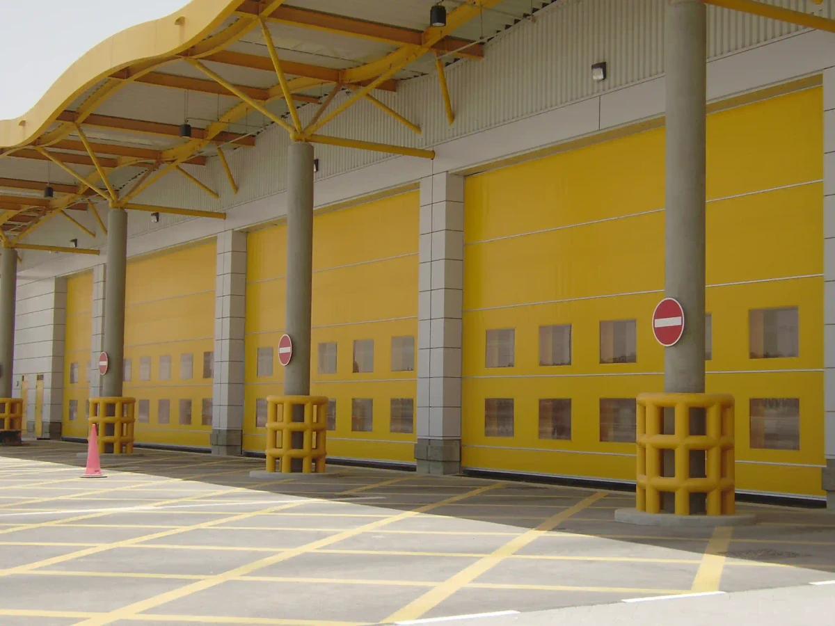 Maxi Hangar Doors Located in Airport