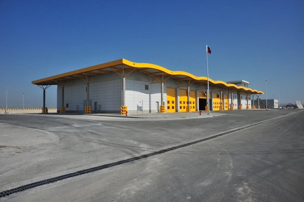 Maxi Hangar Doors Located in Airport
