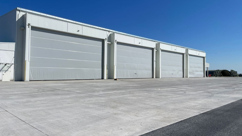 Pvc hangar doors