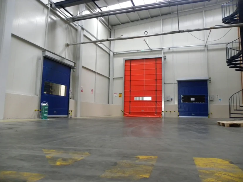 Fold up high speed pvc rapid door