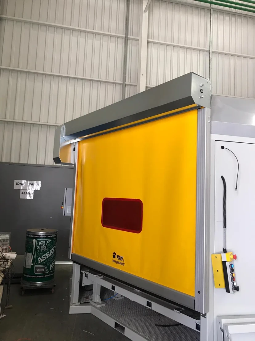 Robot chamber pvc door