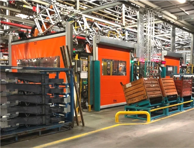 Robot cabin doors