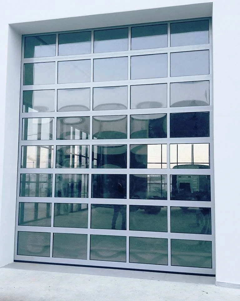 Full vision sectional door