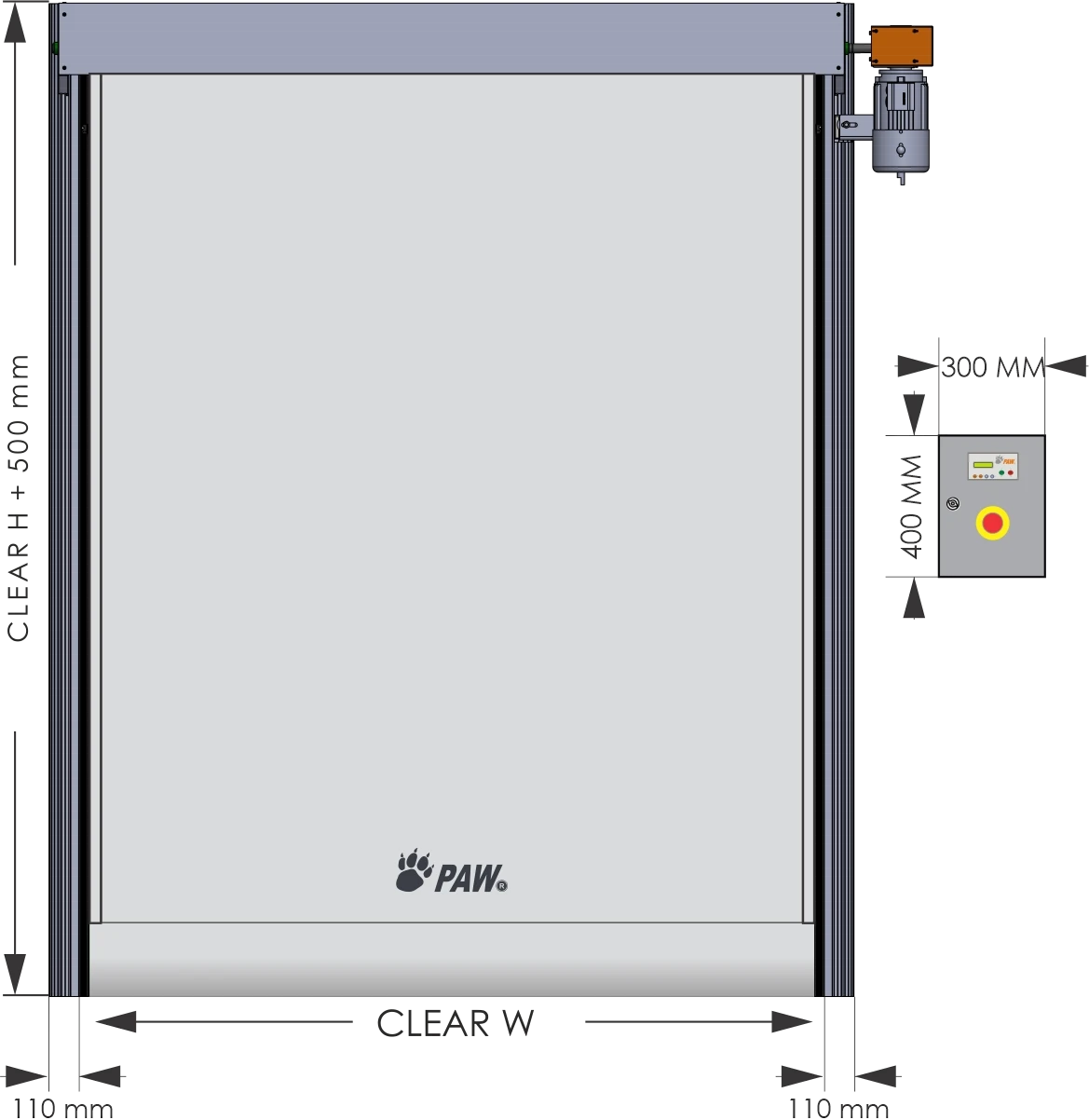 Insulated Door Drawing