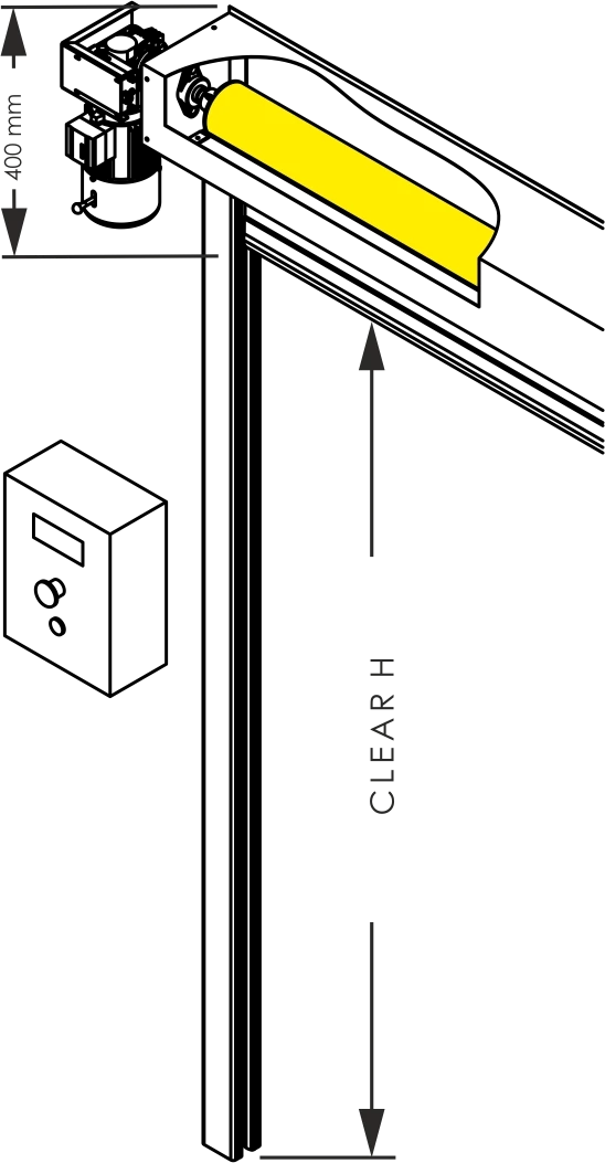 Roll-Up Door Top Mechanism