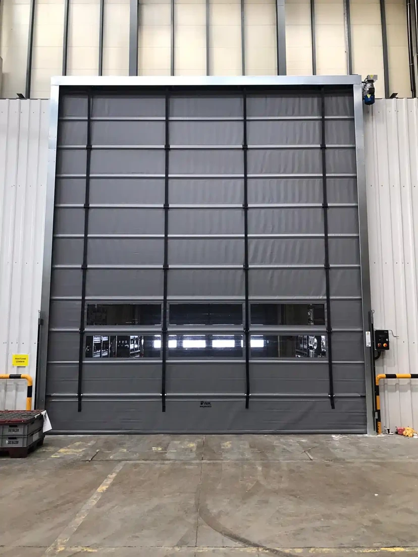 Fold Up High Speed PVC Door Fold up high speed pvc door