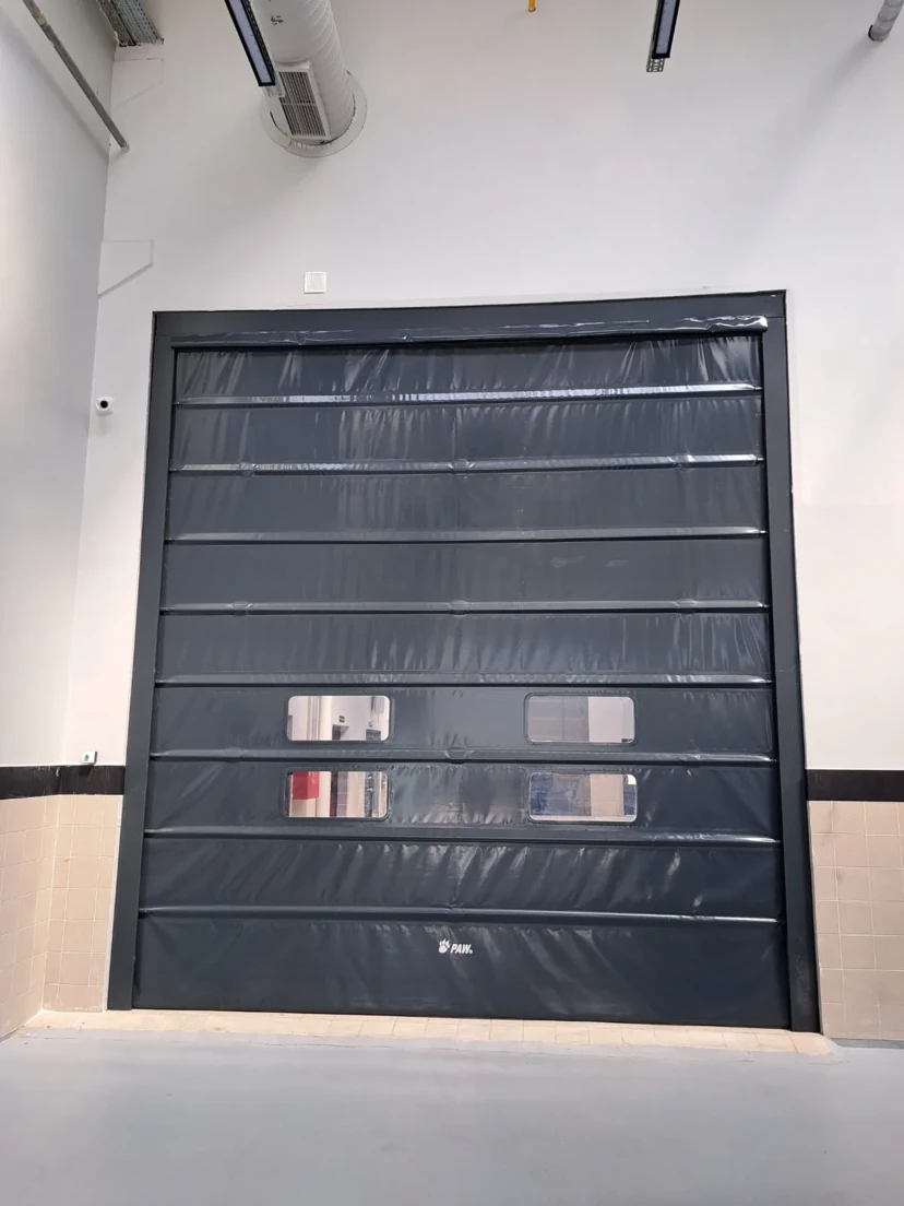 High Speed PVC Fold Up Door High speed pvc fold up door