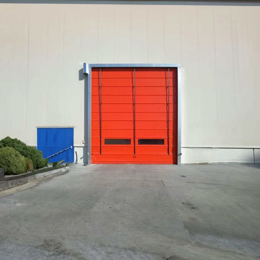 High Speed PVC Fold Up Door High speed pvc fold up door