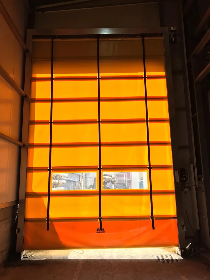 Rapid High Speed PVC Fold Up Door Rapid high speed pvc fold up door