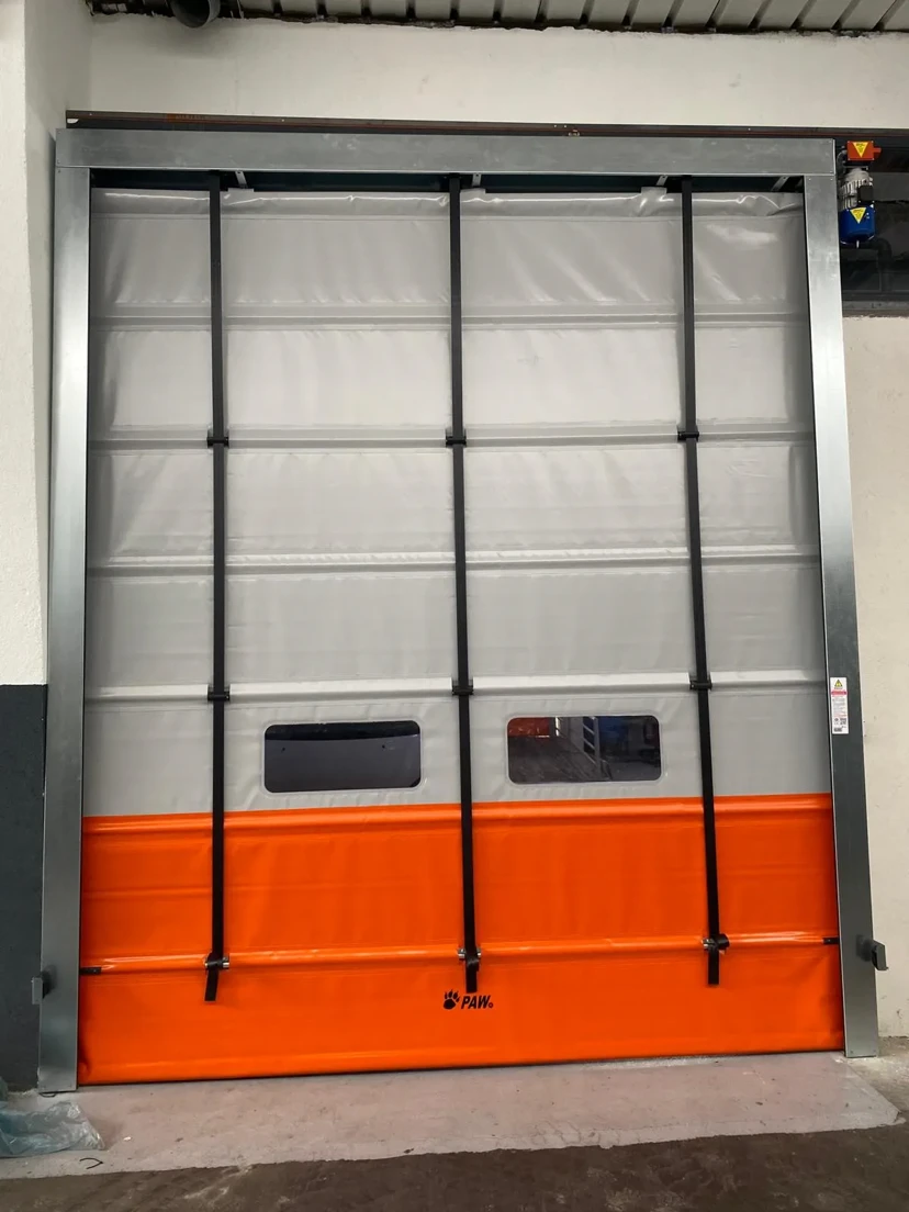 Fold Up High Speed PVC Tarpaulin Door Fold up high speed pvc tarpaulin door