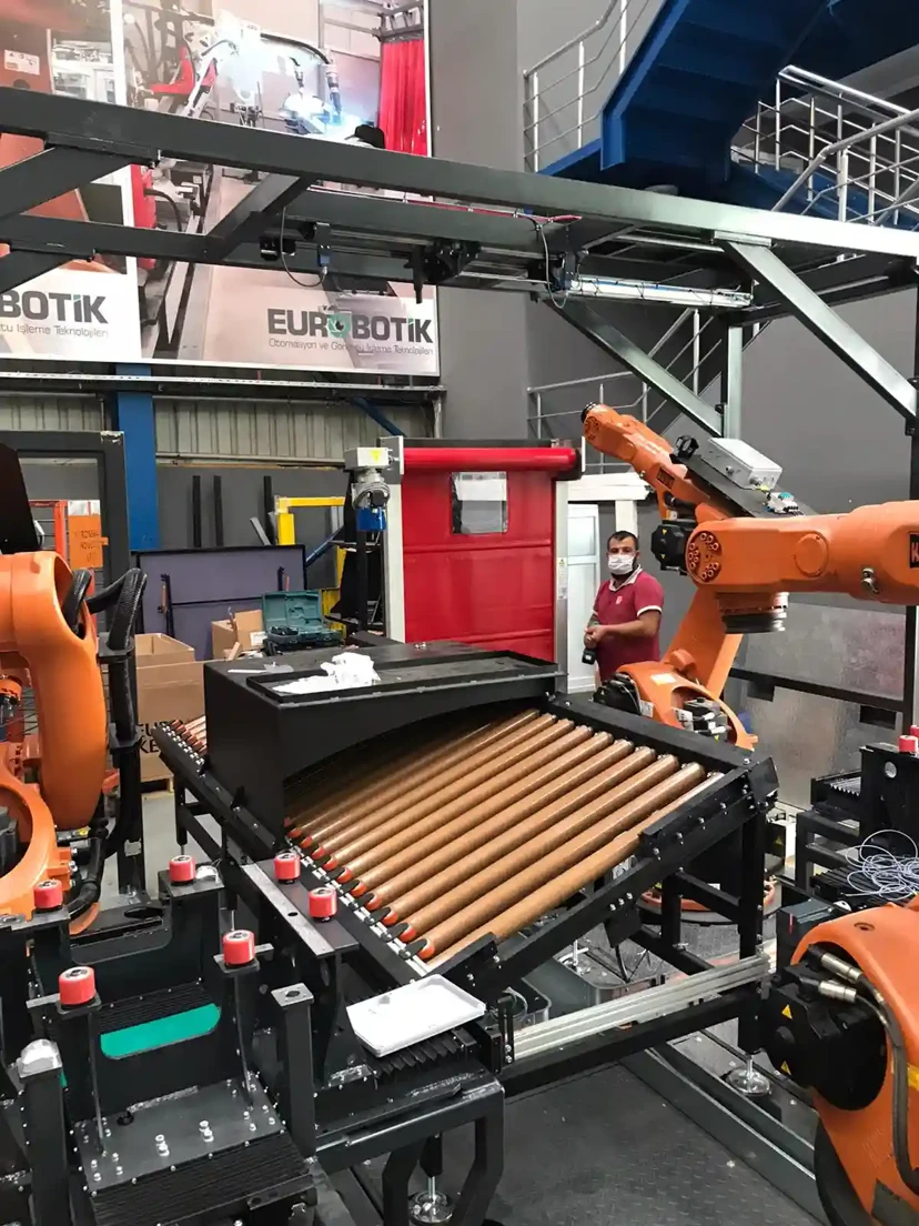 Production Robot Station Door Production robot station door