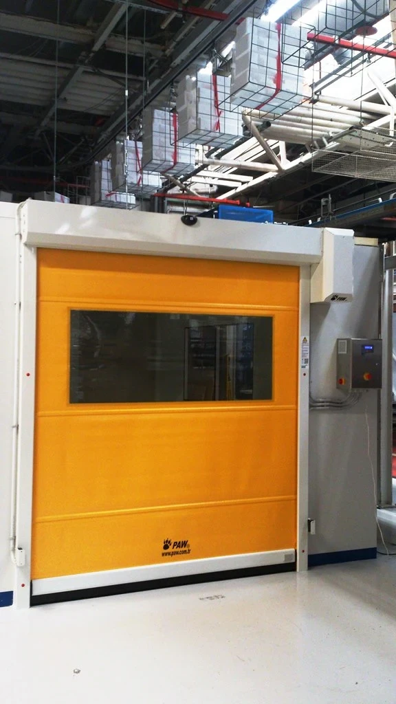 Windowed Robot Front PVC Door Pvc robot front windowed door