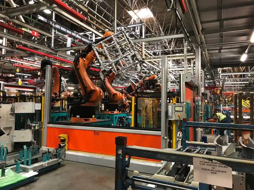 Reverse Rolling Factory Robot Door Reverse rolling factory robot front pvc door