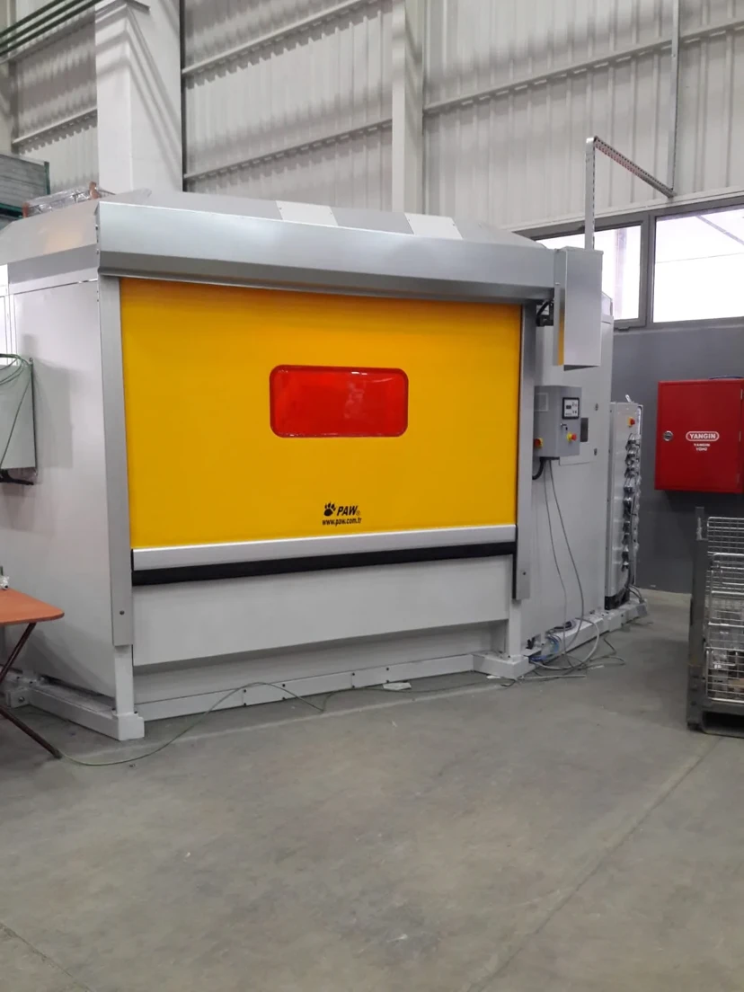 Robot Front Cell Protective Door Robot front cell protective pvc door