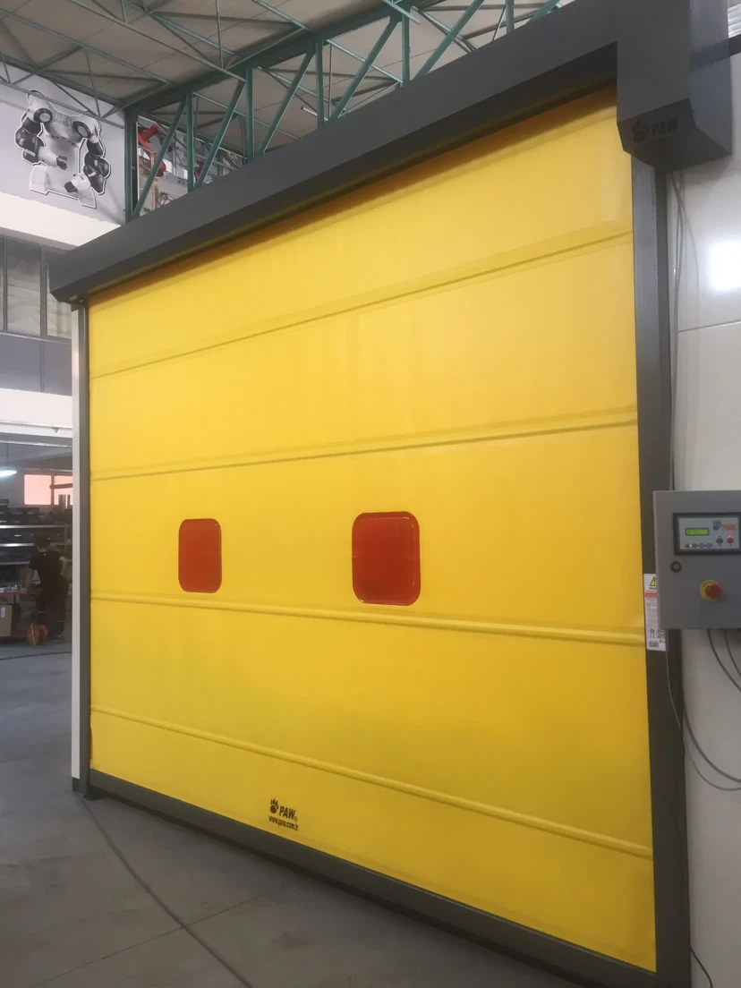 Robot Front High Speed PVC Door Robot front high speed pvc door