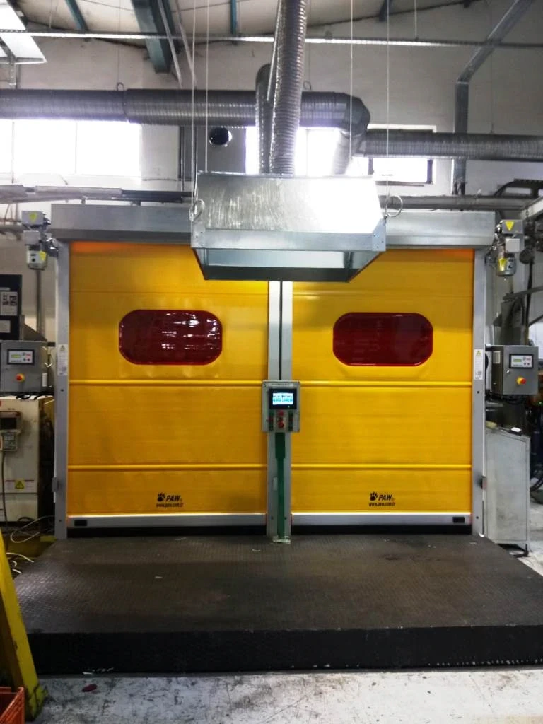 Robot Front PVC Double Door Robot front pvc double door solution