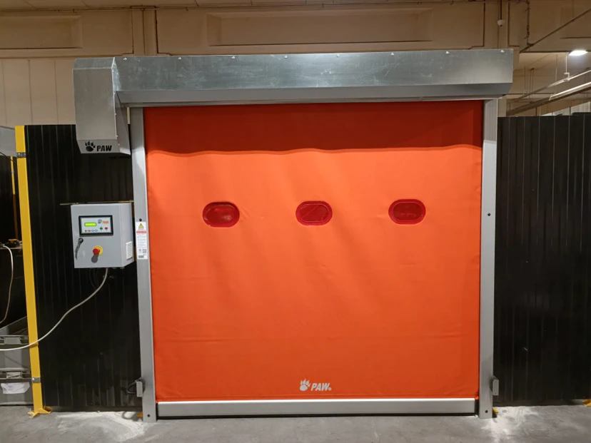 UV Protection Robot Front Door Robot front uv protection pvc door