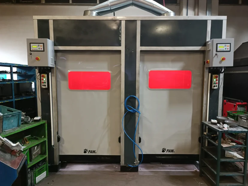 Chamber PVC Double Door System Robot chamber pvc double door system