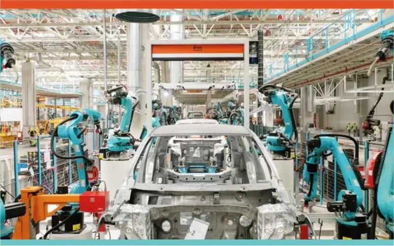 Automotive Line Robot PVC Door Togg production line pvc door