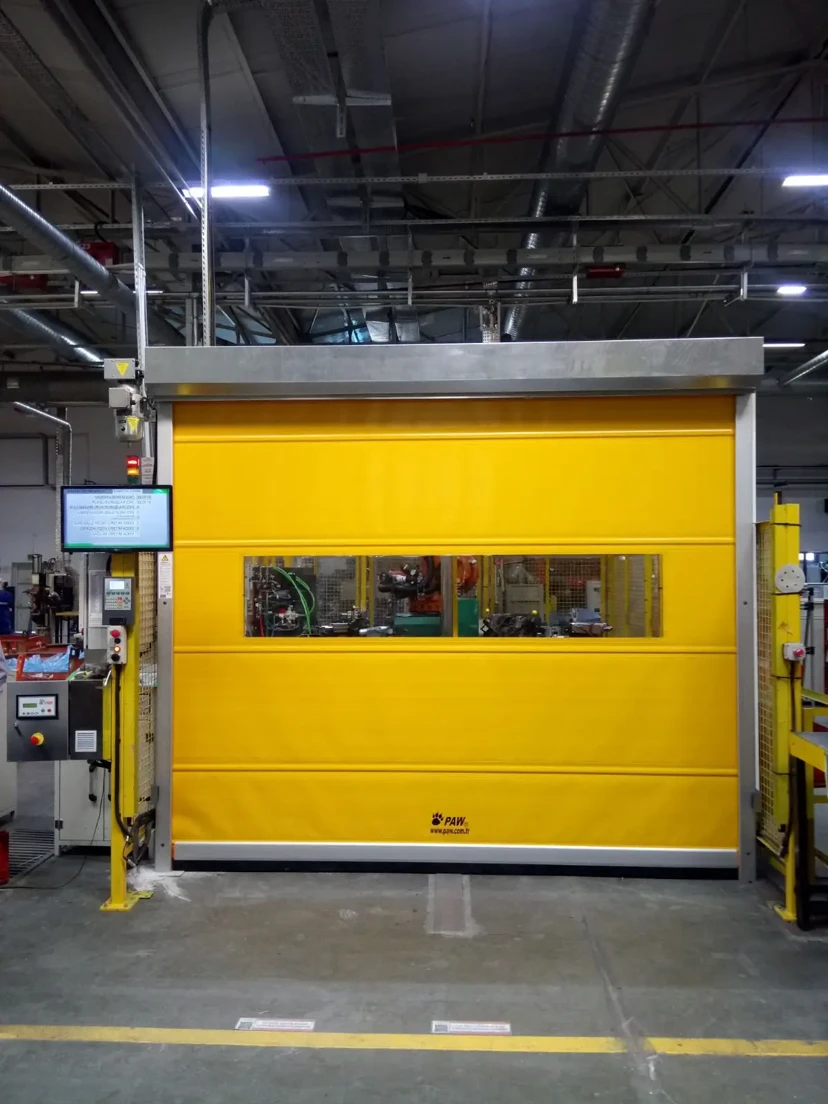 Windowed Robot Front PVC Door Windowed robot front pvc door