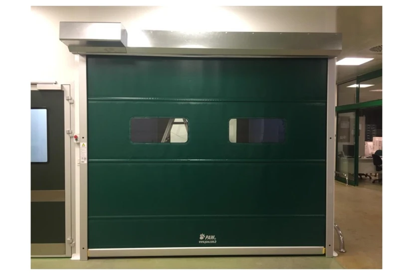 Green Rapid PVC Door Green rapid PVC door