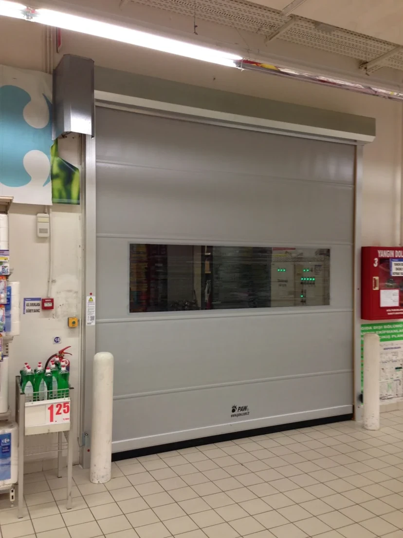Light Grey Rapid PVC Door Solution Light grey rapid PVC door solution