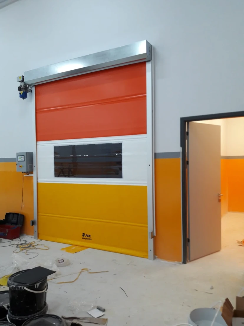 Multi-Color High-Speed Roll-Up Door High-speed roll-up door available in multiple colors