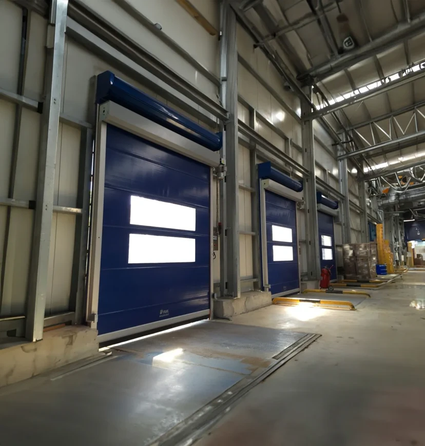 Navy Blue Roll-Up PVC Door Navy blue roll-up PVC door