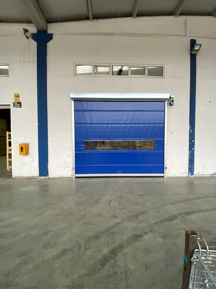 Storage Logistics Center Rapid PVC Door Rapid PVC door at a storage and logistics center