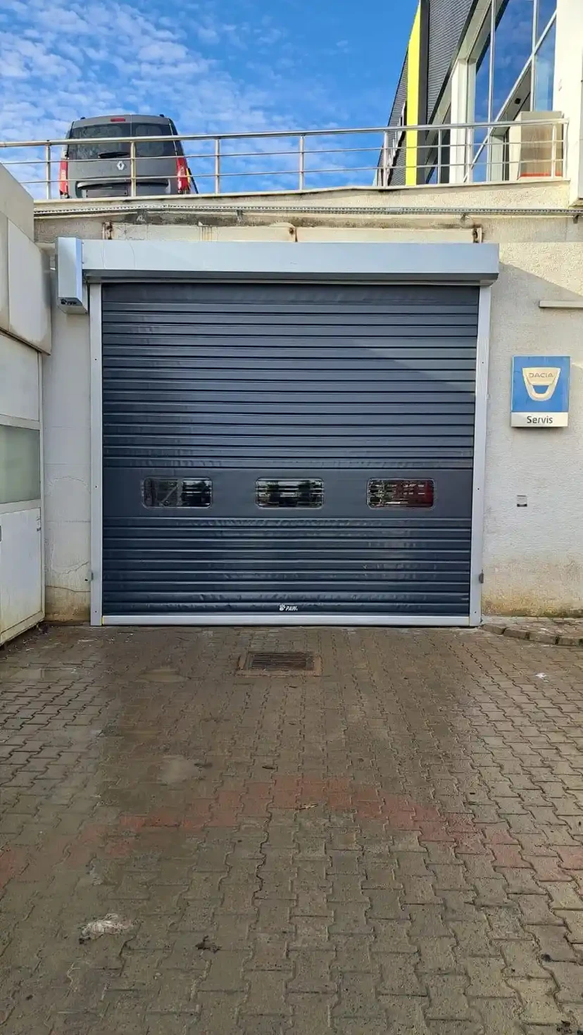 Grey Rolling High Speed PVC Door Grey rolling high speed pvc door