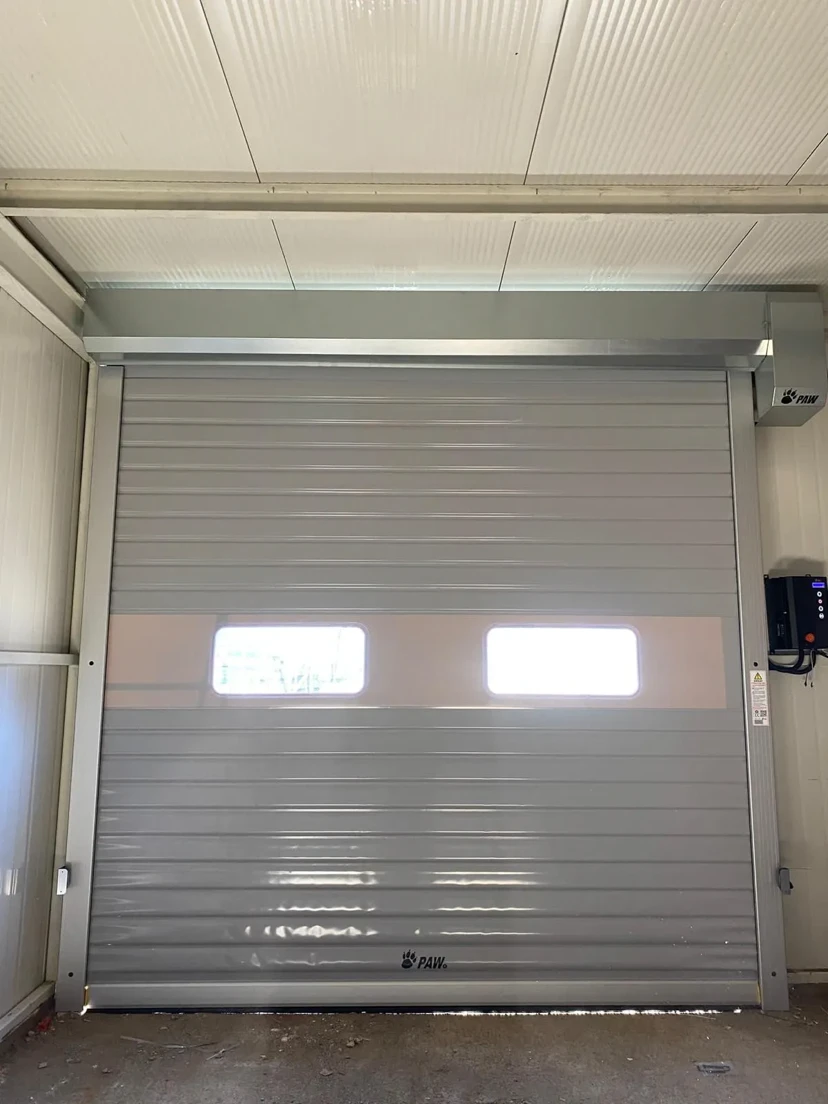Secure Rolling Rapid PVC Door Secure rolling rapid pvc door