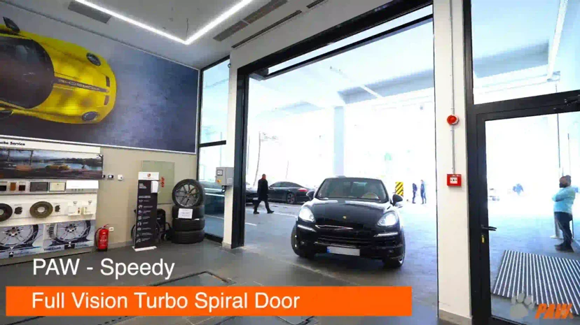 Speedy Aluminum Turbo Spiral Door Speedy aluminum turbo spiral high-speed door