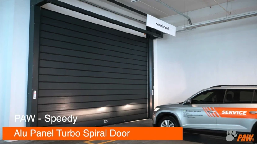 Speedy Aluminum Door Speedy aluminum industrial door