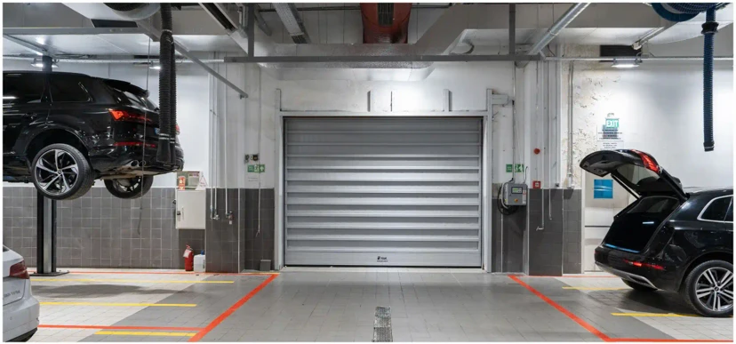 Turbo Spiral Door Turbo spiral industrial door by PawDoors
