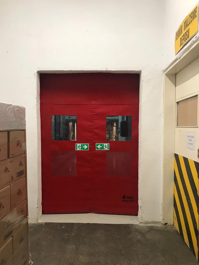 Zipper Emergency Exit Rapid Door Zipper emergency exit rapid door