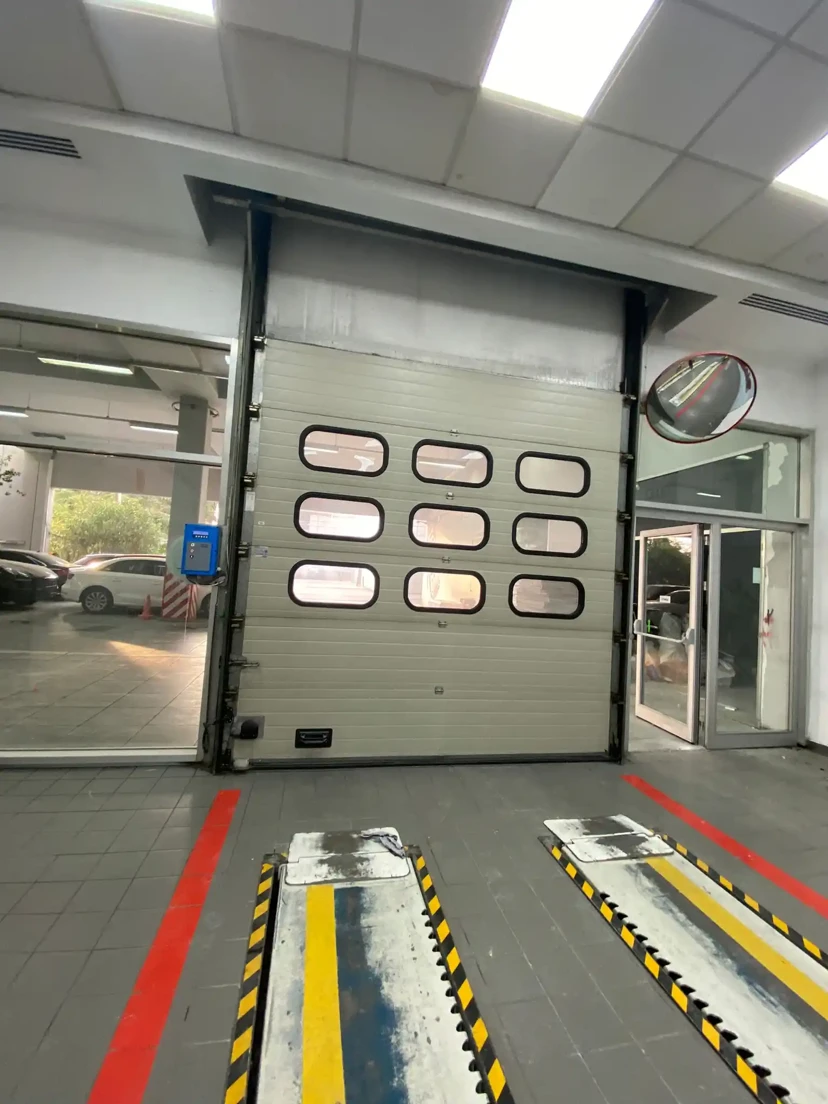 Automobile Service Area Sectional Door Automobile service area sectional door