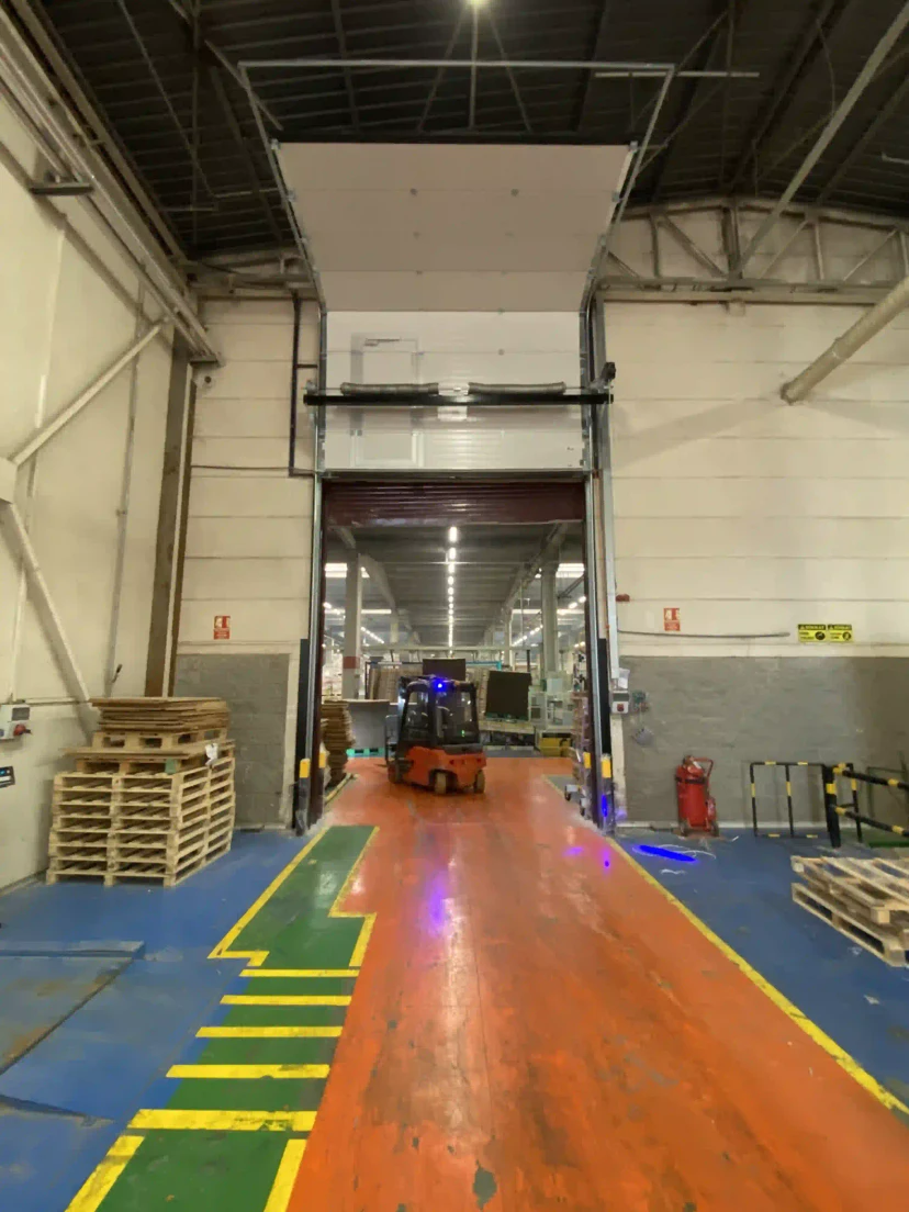 Factory Passage Sectional Door Factory passage sectional door