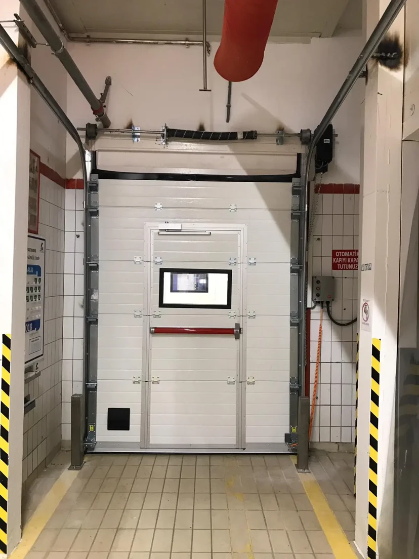 Sectional Service Door With Window Sectional service door with window