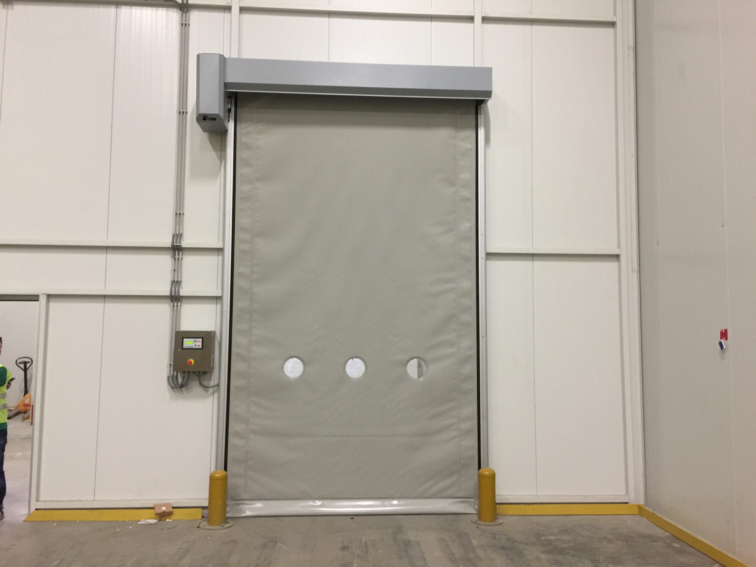 Insulated High-Speed PVC Door with Vision Panels undefined